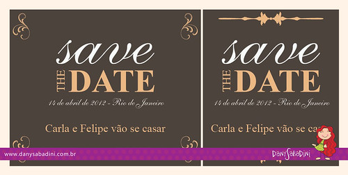 Save the date - mais modelos by DanySabadini