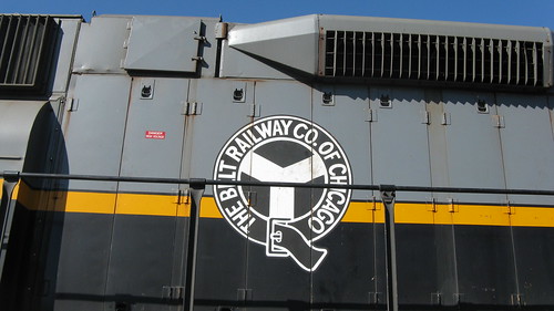Belt Railway of Chicago corporate logo on EMD radio controlled road switcher # 583.  Chicago Illinois USA. Saturday, October 15th, 2011. by Eddie from Chicago