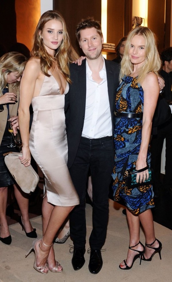 9g Rosie Huntinton-Whiteley, Christopher Bailey and Kate Bosworth in Burberry at the Burberry Body event in LA2