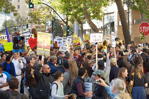 Occupy Oakland General Strike am rally 4