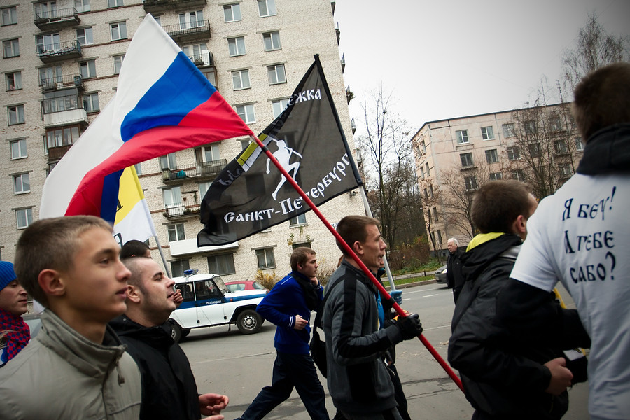 Русская пробежка и Русский Марш