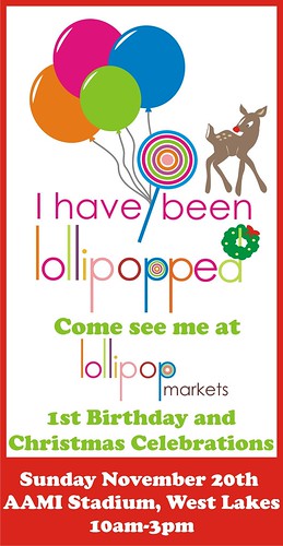 I'll be at the Lollipop market
