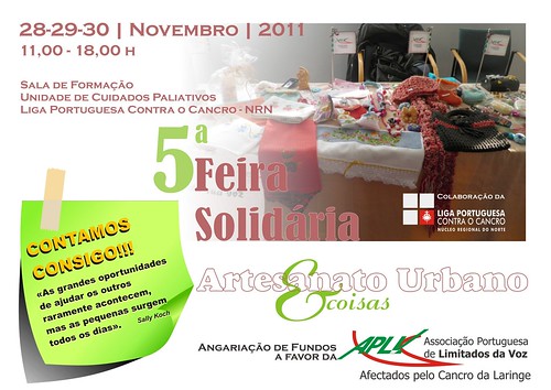 V Feira Solidaria no IPO do Porto by ♥Linhas Arrojadas Atelier de costura♥Sonyaxana