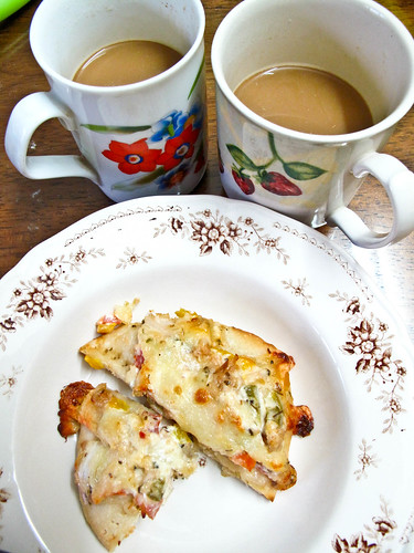 IMG_0549 Tea break : Homemade pizza and coffee for 2