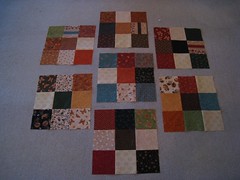 Disappearing Harvest Charm Squares