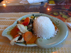 Thai Boat - Rice & Red Curried Chicken