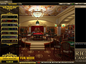 Rich Casino Lobby