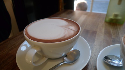 Hot chocolate at Tomtom Coffee House