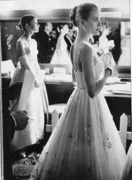 Audrey Hepburn e Grace Kelly 1956