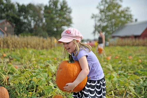 039 Abby pumpkin picking