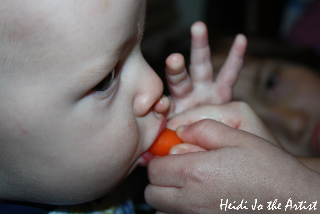 Trying Raw Carrots