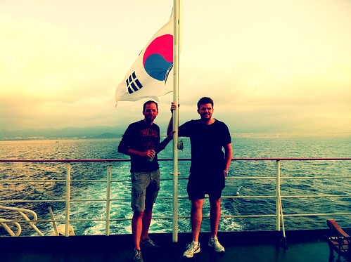 Sean and Andy- ferry to Mokpo