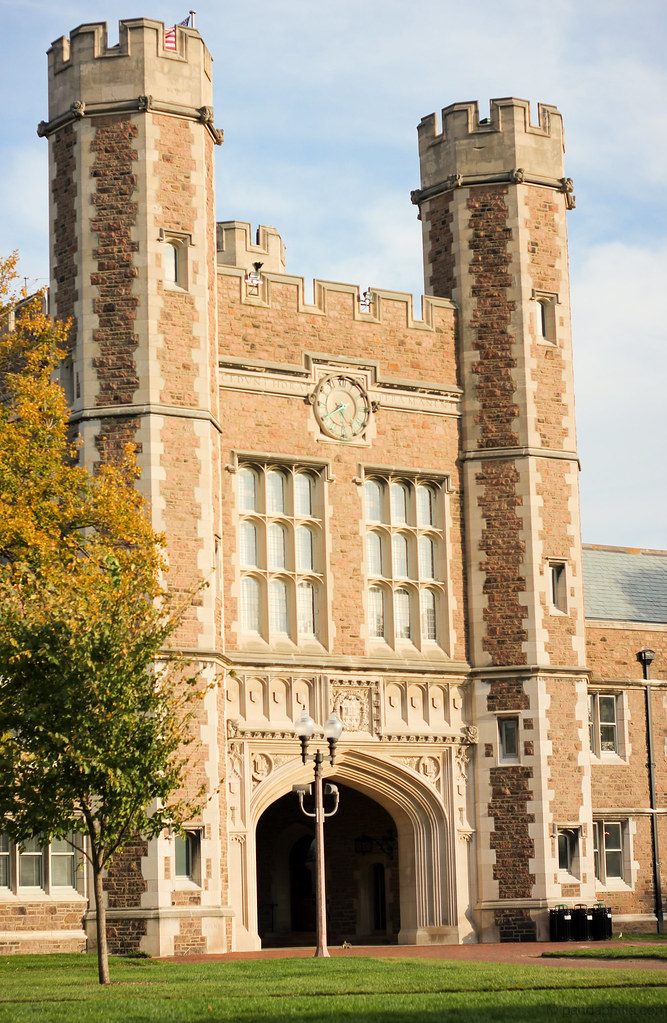 brookings hall at the golden hour