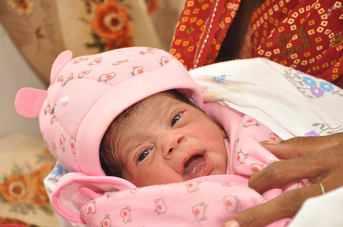 Baby Nargis, the 7 billionth person born in the world