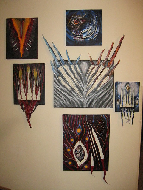 Preview of my paintings for Open Studio Weekend