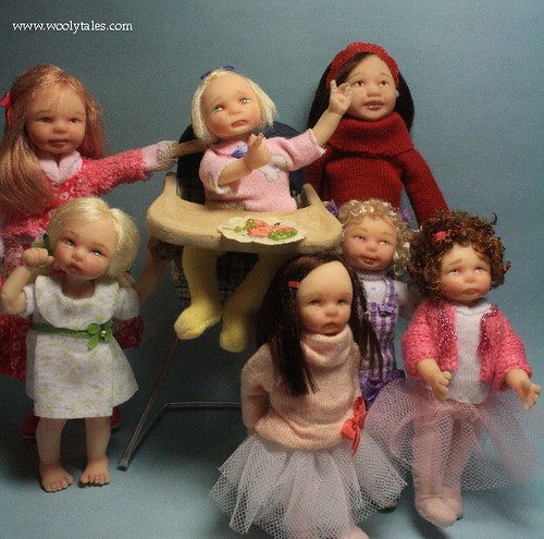 2012 Miniature Dollhouse Children Collection
