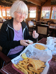 IMG_3067: Eating Fish and Chips