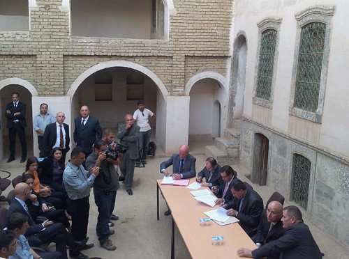 Ifpo : Signature du bail accordant l’usage de la maison Chalabi à l’Ifpo Erbil
