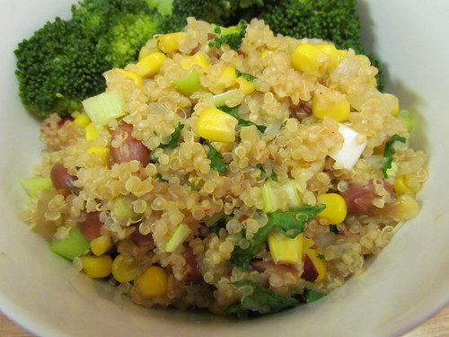Chipotle Corn and Quinoa with Pintos