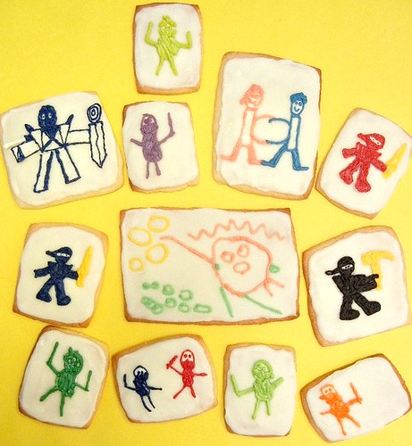 kid art sugar cookies