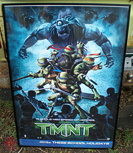 " TMNT " AUSTRALIAN teaser poster { TMNT v. SPITEX & Foot  } i (( 2007 ))