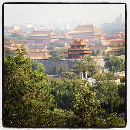 Forbidden City from #Beihai Park by ObieVIP