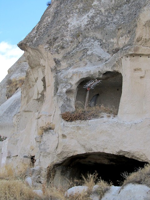 A live-in cave, Göreme, Cappadocia