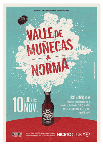 Afiche Valle de Muñecas + normA 