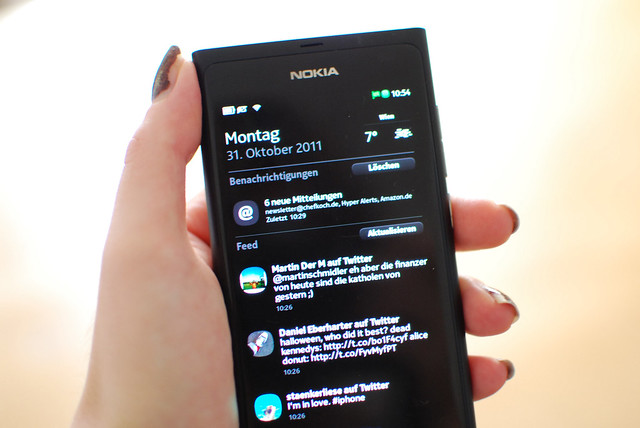 Nokia N9 Screen