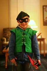 Caleb as Green Arrow