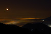 Moonrise, fog and awe
