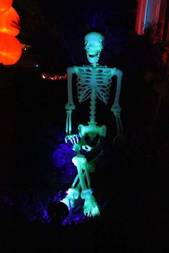 Glow-in-the-dark skeleton