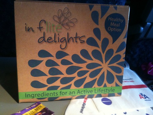 American Airlines new in flite delights snack box