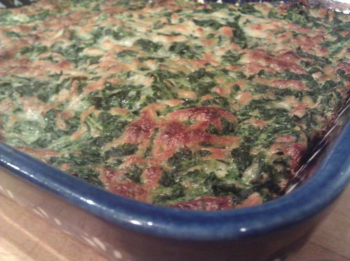 Spinach squares for the Thanksgiving potluck we're going to tonight