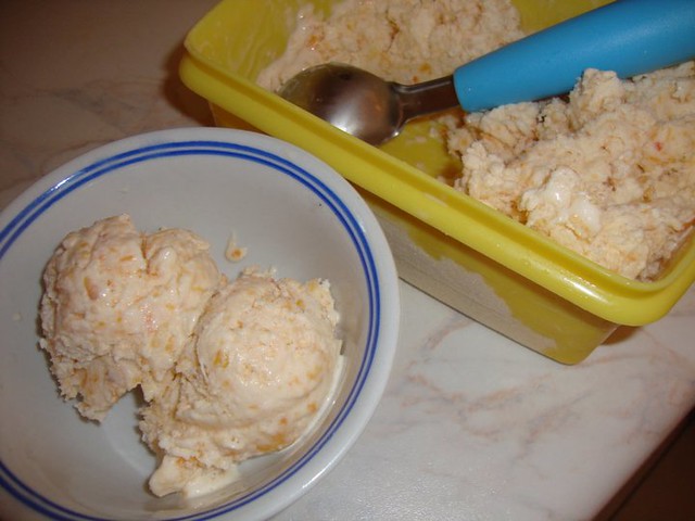 apricot ice cream sorbet