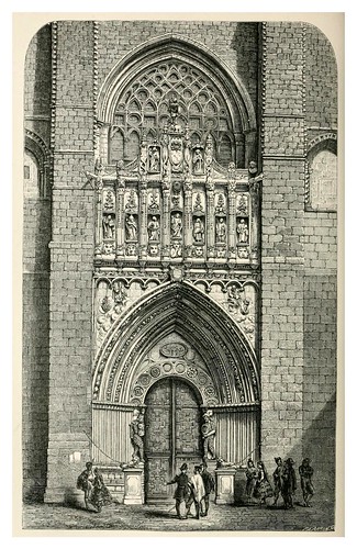 013-Puerta Oeste de la catedral de Avila-Impressions of Spain in 1866- Mary Elizabeth Herbert