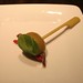 Jose Andres The Bazaar - "Traditional" Olive with Pimento, Anchovie & Micro Green