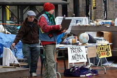 Occupy Minnesota, Day 17 - The Media Table