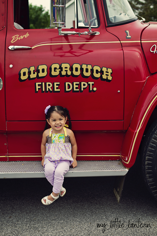 4th of July party 2011 - antique firetruck