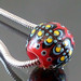 Charm bead : Colorful temari