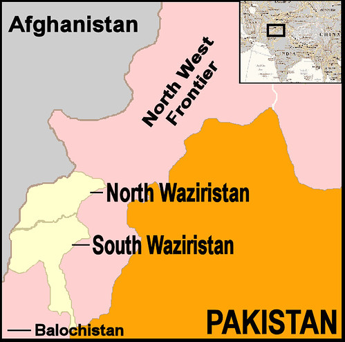 Pakistan-Waziristan-Map