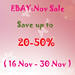 Ebay : November Sale