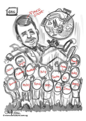 caricature draft for CSC