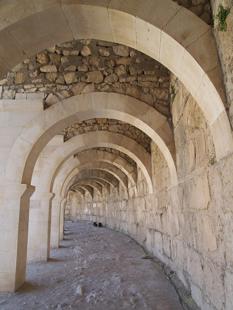 Aspendos高處的環狀拱廊