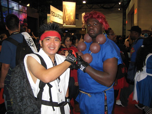 Ryu and Akuma