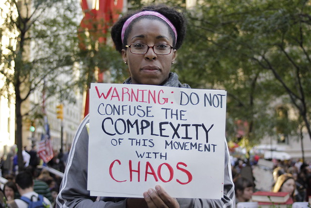 Woman at Occupy Wall Street