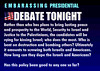 Presidential Debate on Foriegn policy. 11.12.11.MikeGhouse