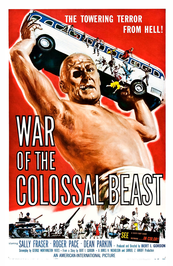 Albert Kallis - War of the Colossal Beast (American International, 1958) One Sheet