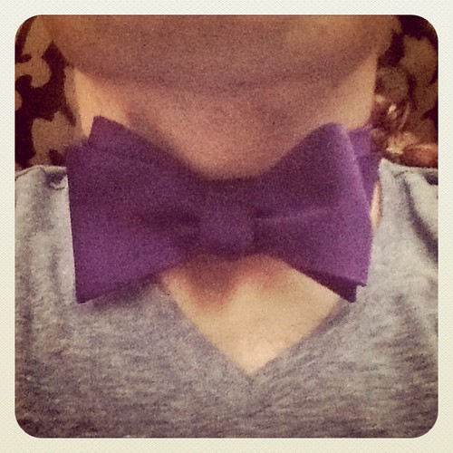 I can tie a bow tie