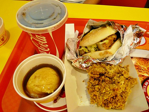 [SG]Yumtrip: Delight Burger, 1pc Chicken, Mashed Potato, and Coke Zero by Harold Casapao